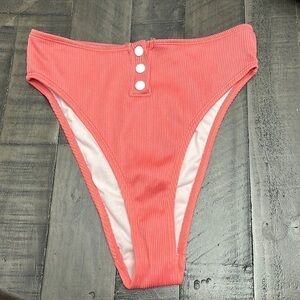 Nasty gal high waist rubbed bikini bottom